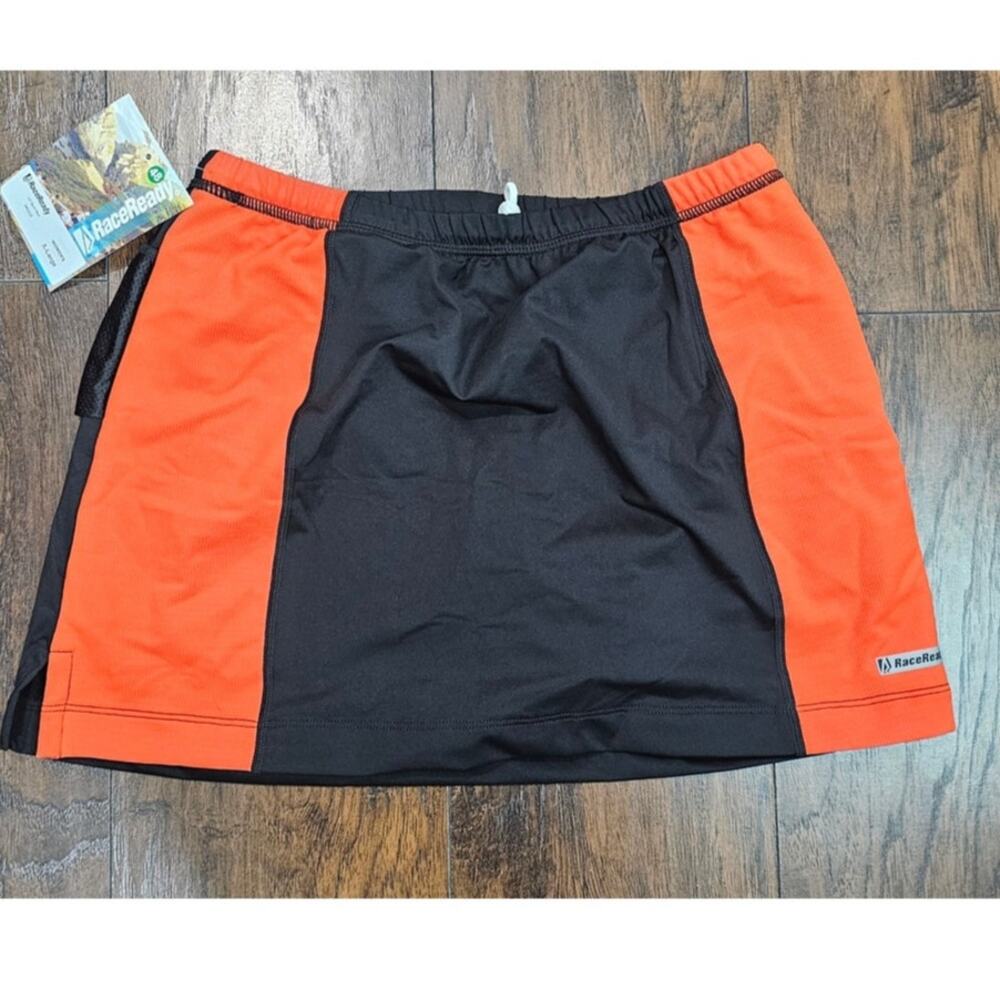 RaceReady Women's Skort Size XL New Black and Orange